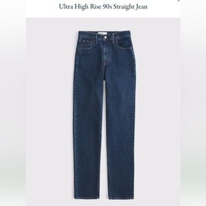 Abercrombie 90s straight Jean